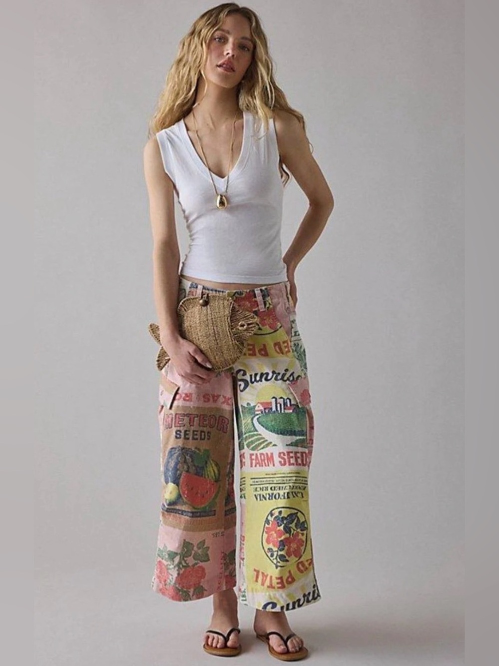 Urban Outfitters BDG Women's A Cut Above Cropped Wide Leg Pant
